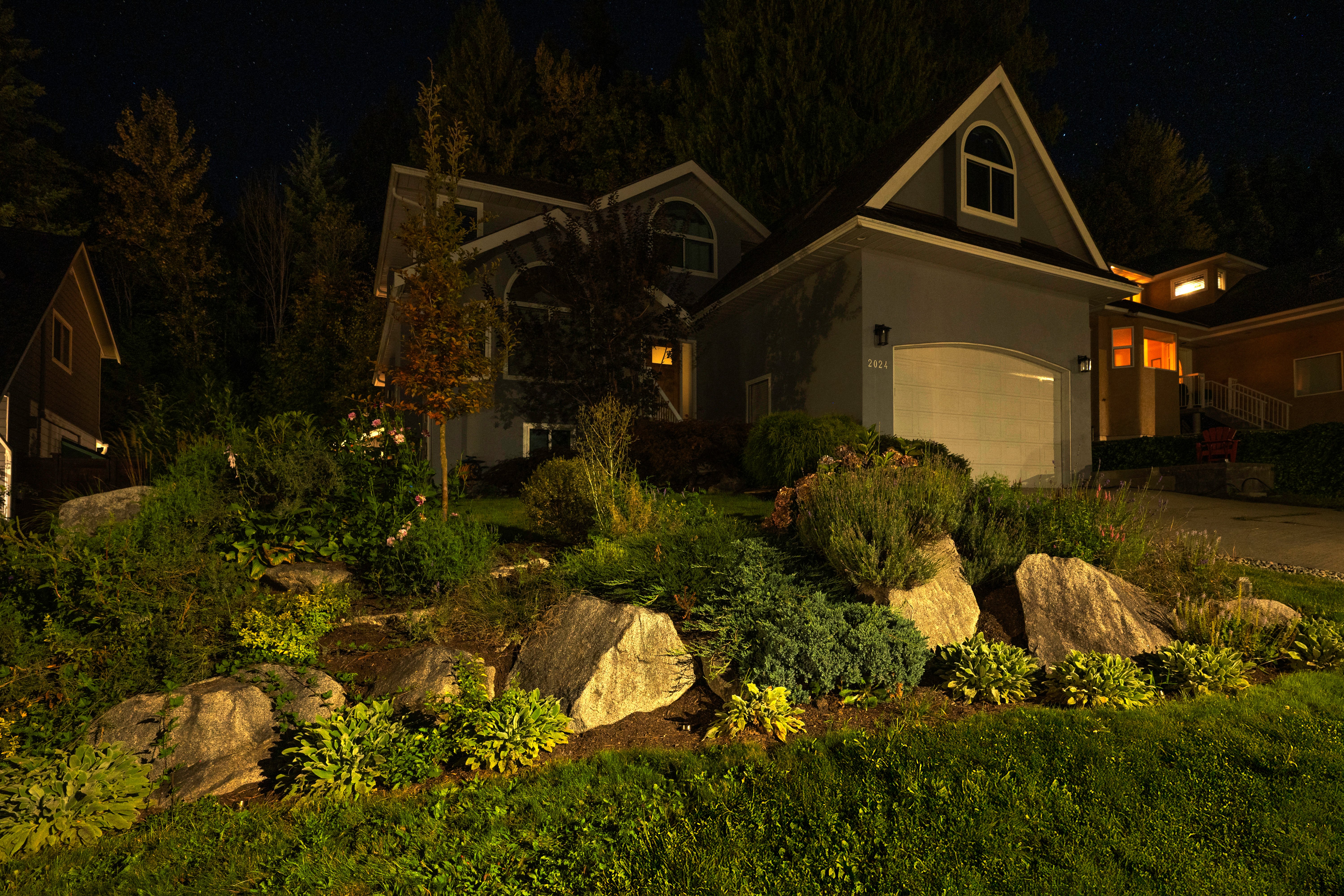 Before - Bluebird Project – Landscape Lighting with Balance and Harmony