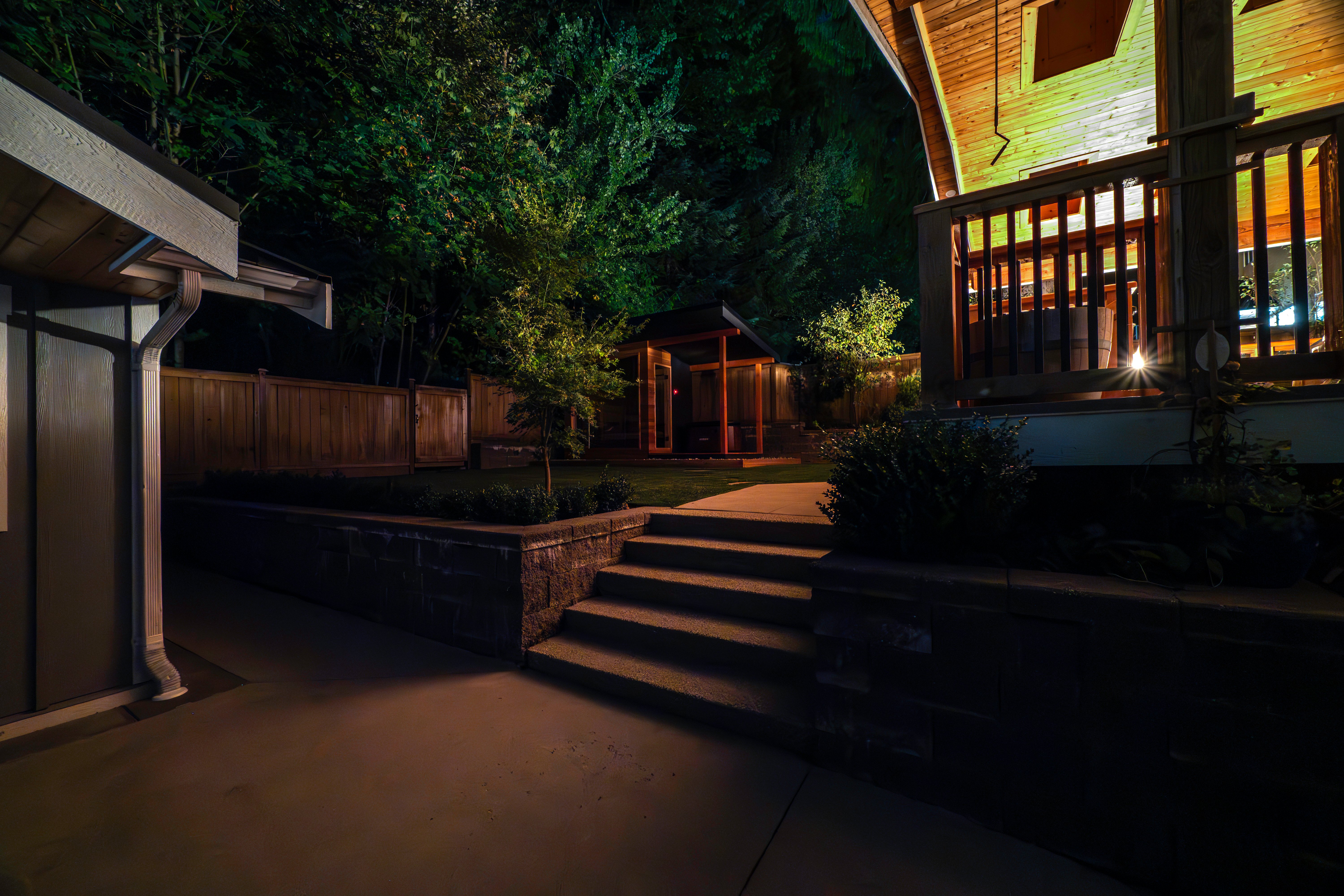 Before - Bluebird Project – Landscape Lighting with Balance and Harmony