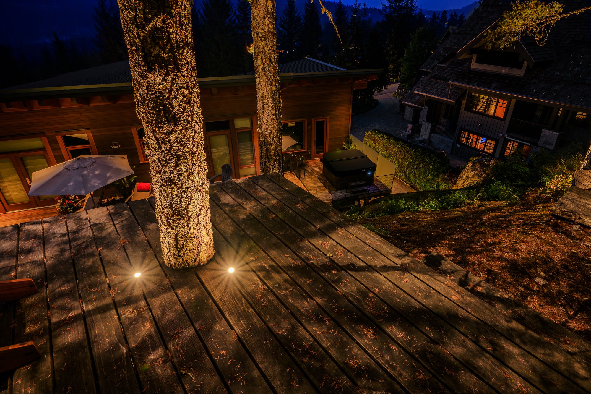 Whistler Landscape Lighting for a Mountainside Home - Premium Outdoor Lighting Designed for Whistler