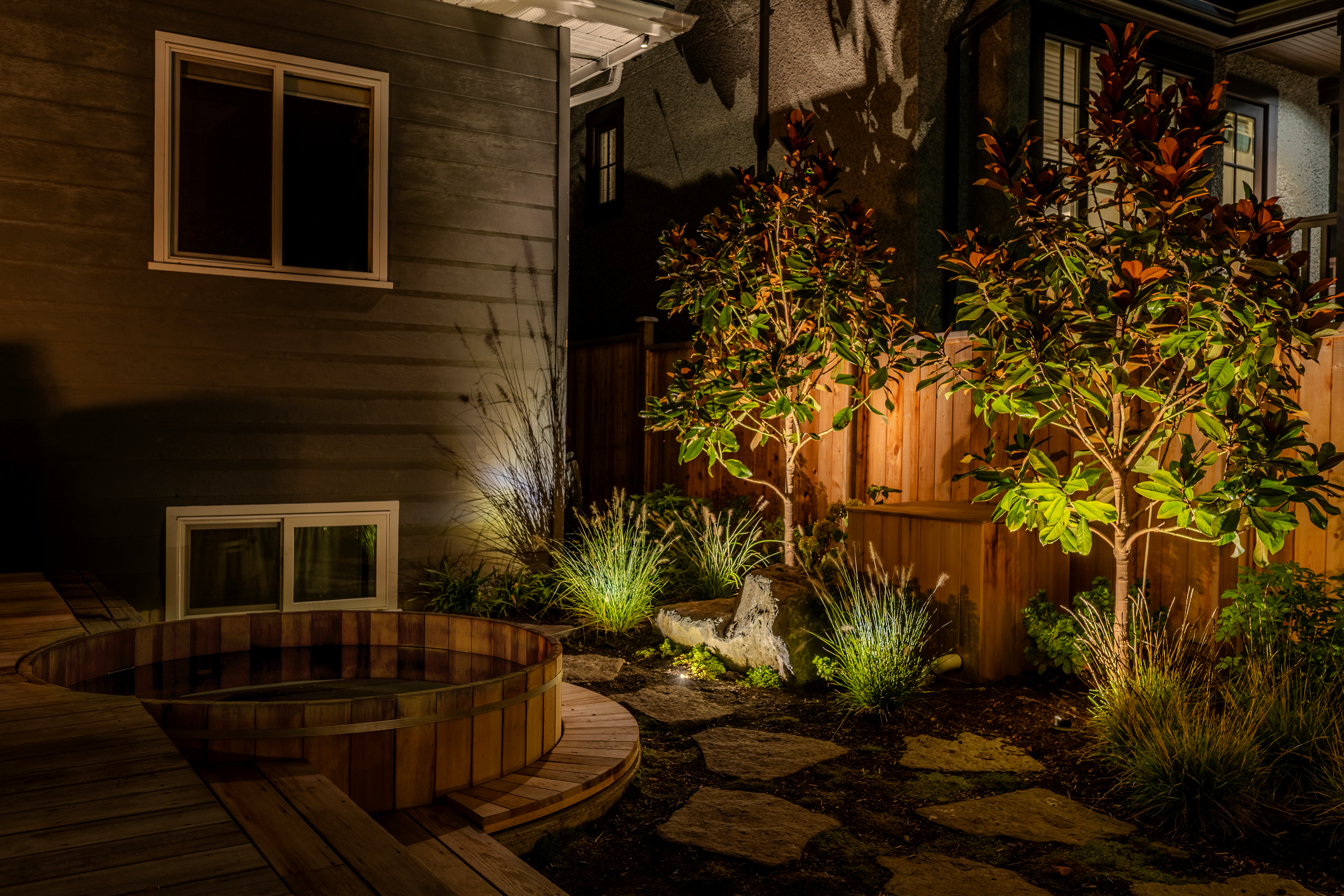 West King Edward Avenue Landscape Lighting – Vancouver Custom Residence - BLL5 09