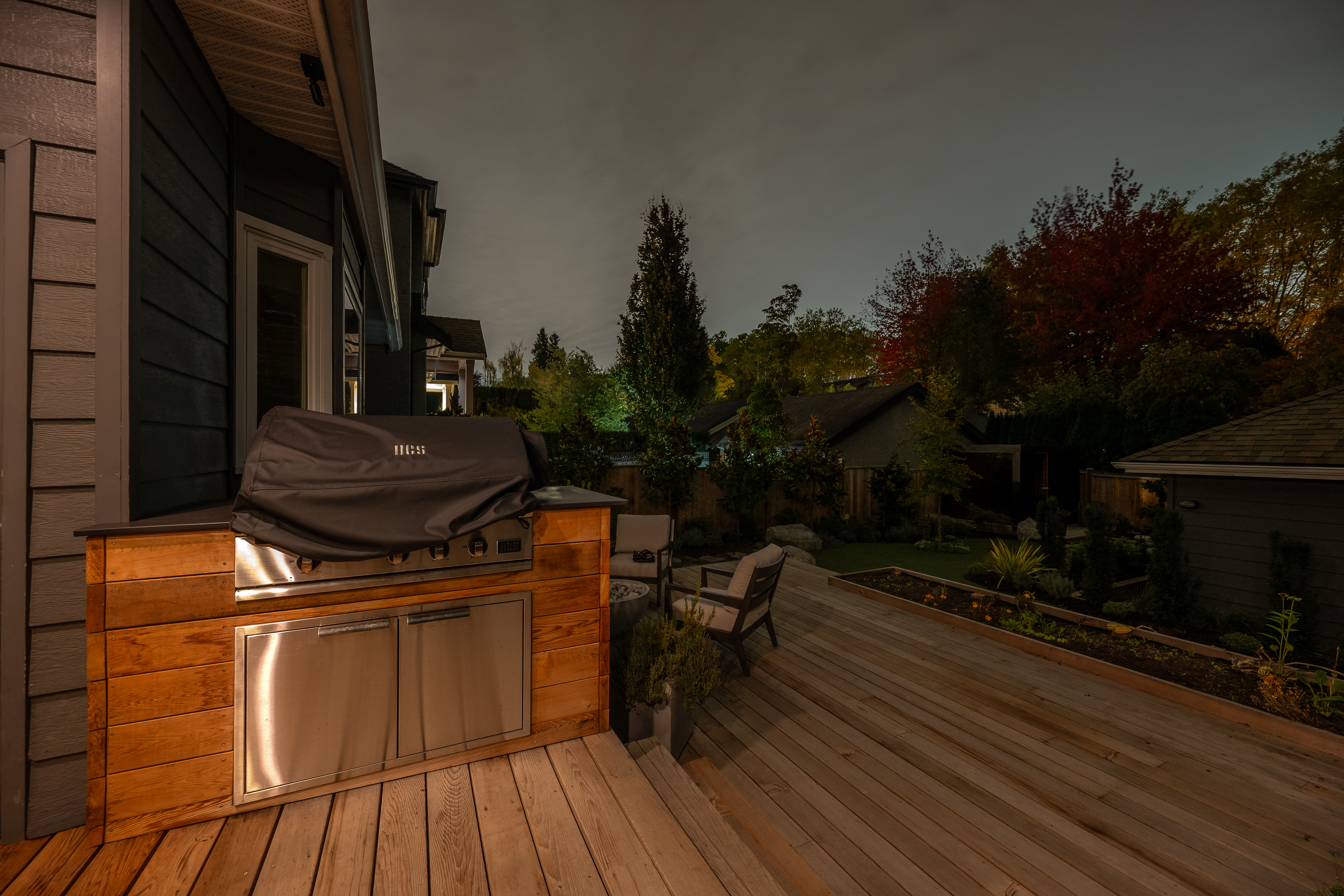Before - West King Edward Avenue Landscape Lighting – Vancouver Custom Residence