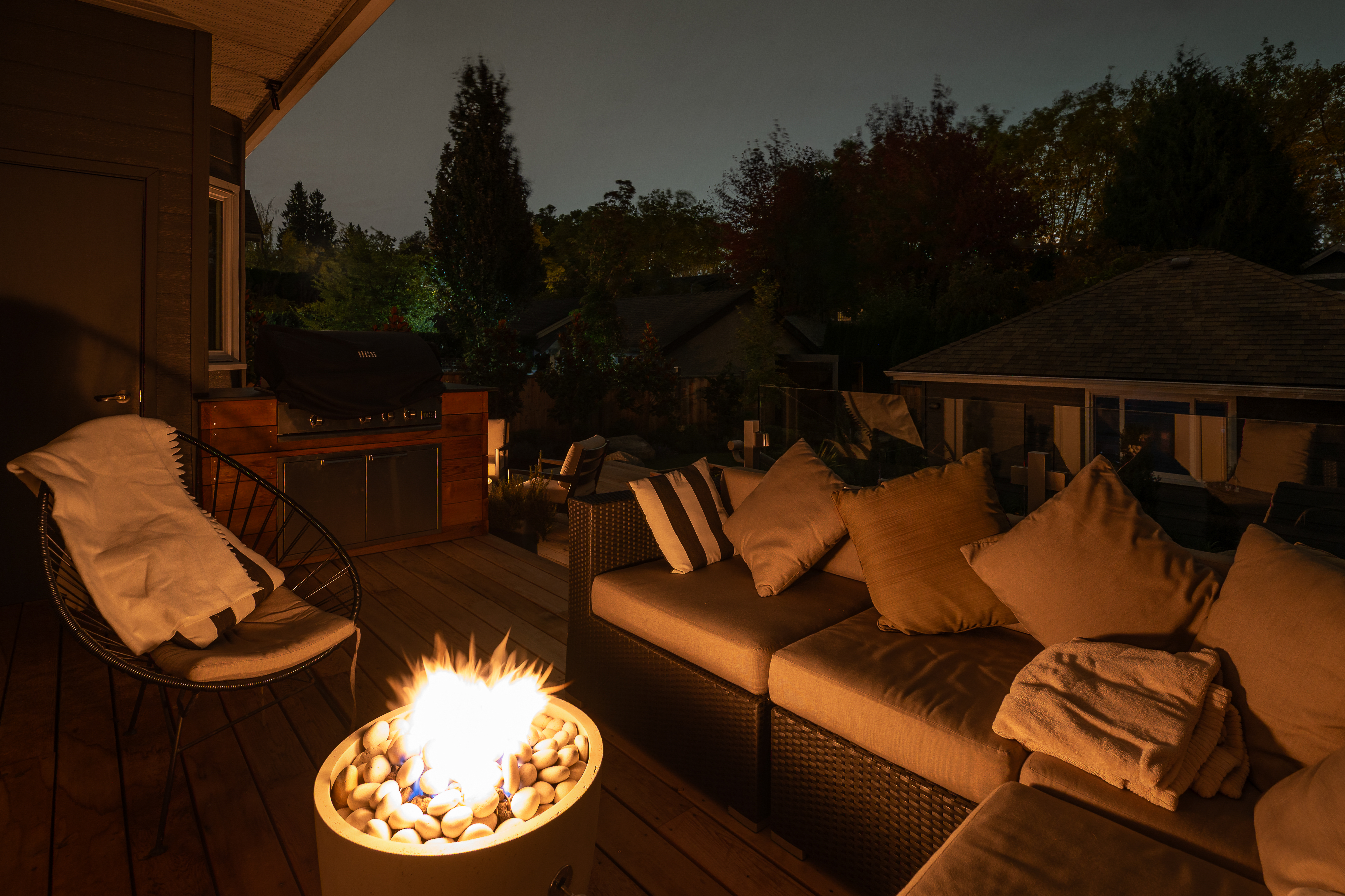 Before - West King Edward Avenue Landscape Lighting – Vancouver Custom Residence