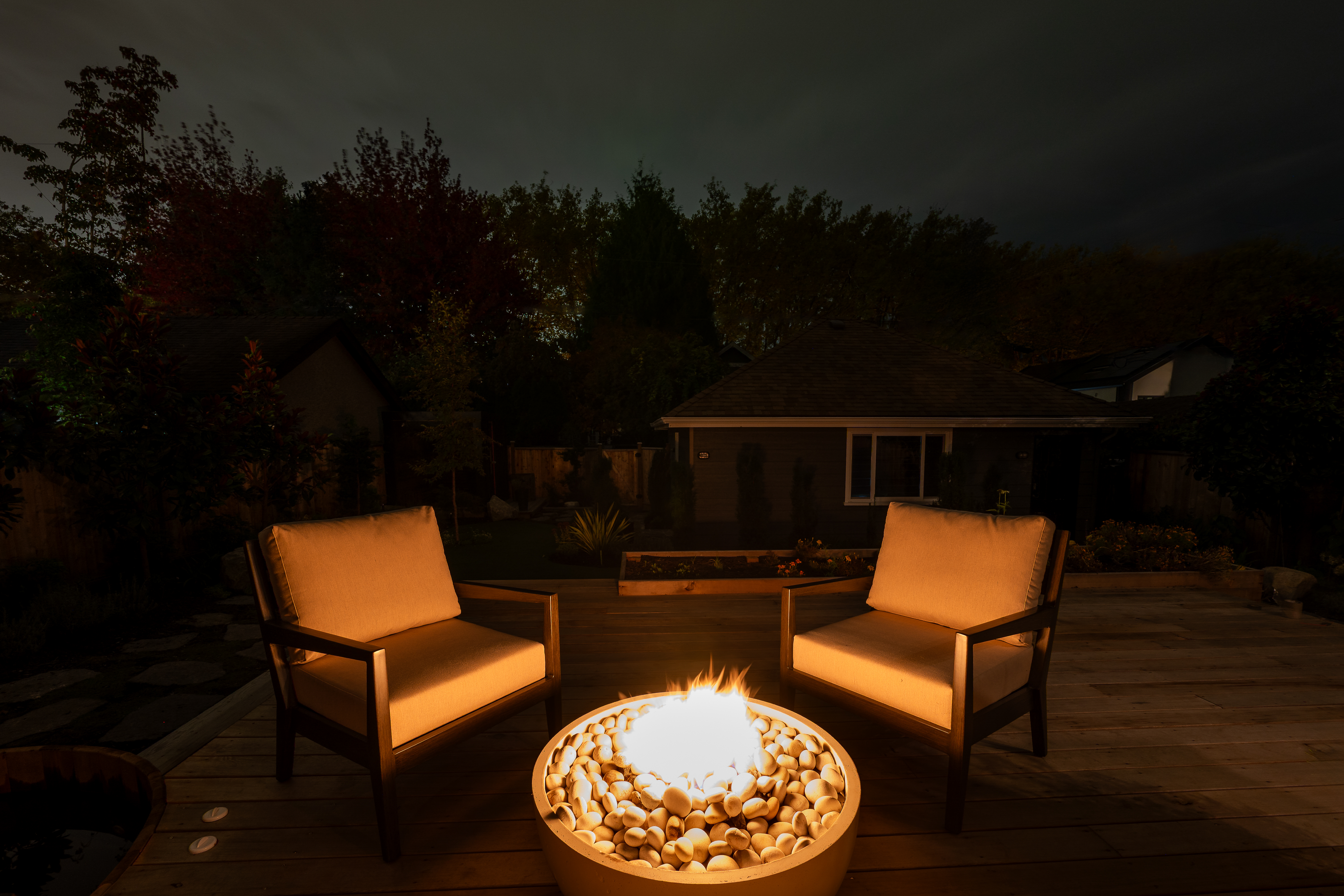 Before - West King Edward Avenue Landscape Lighting – Vancouver Custom Residence