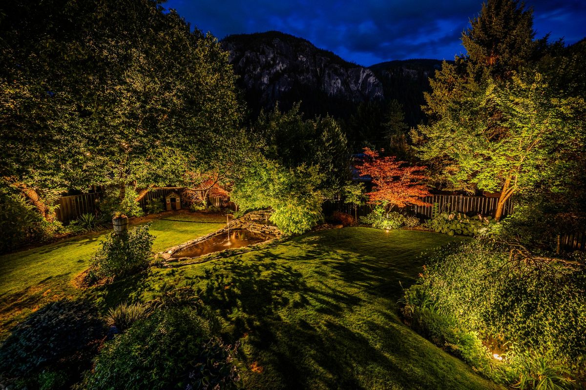 Westway Landscape Lighting Project – Squamish, BC - Phase One – Perimeter & Feature Lighting