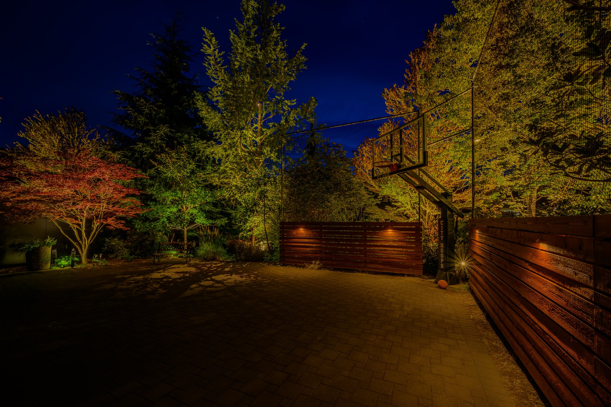 Landscape Lighting for a Squamish Backyard Retreat