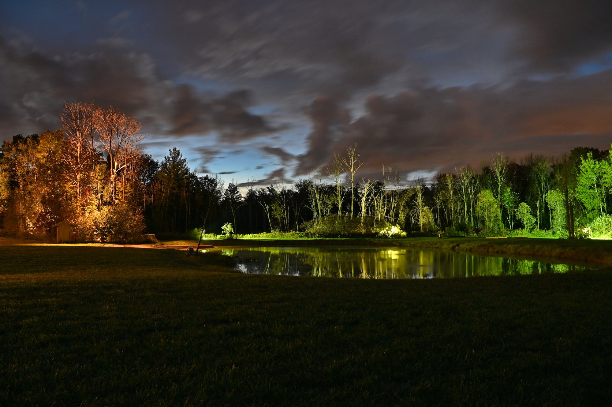 The Mirror Effect in Pond & Fountain Lighting